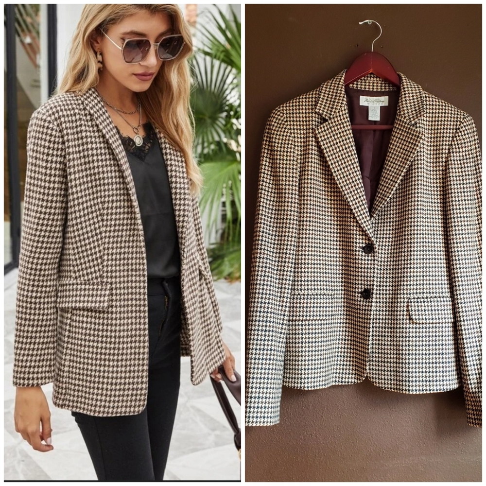 VTG Brooks Bros. Houndstooth Blazer